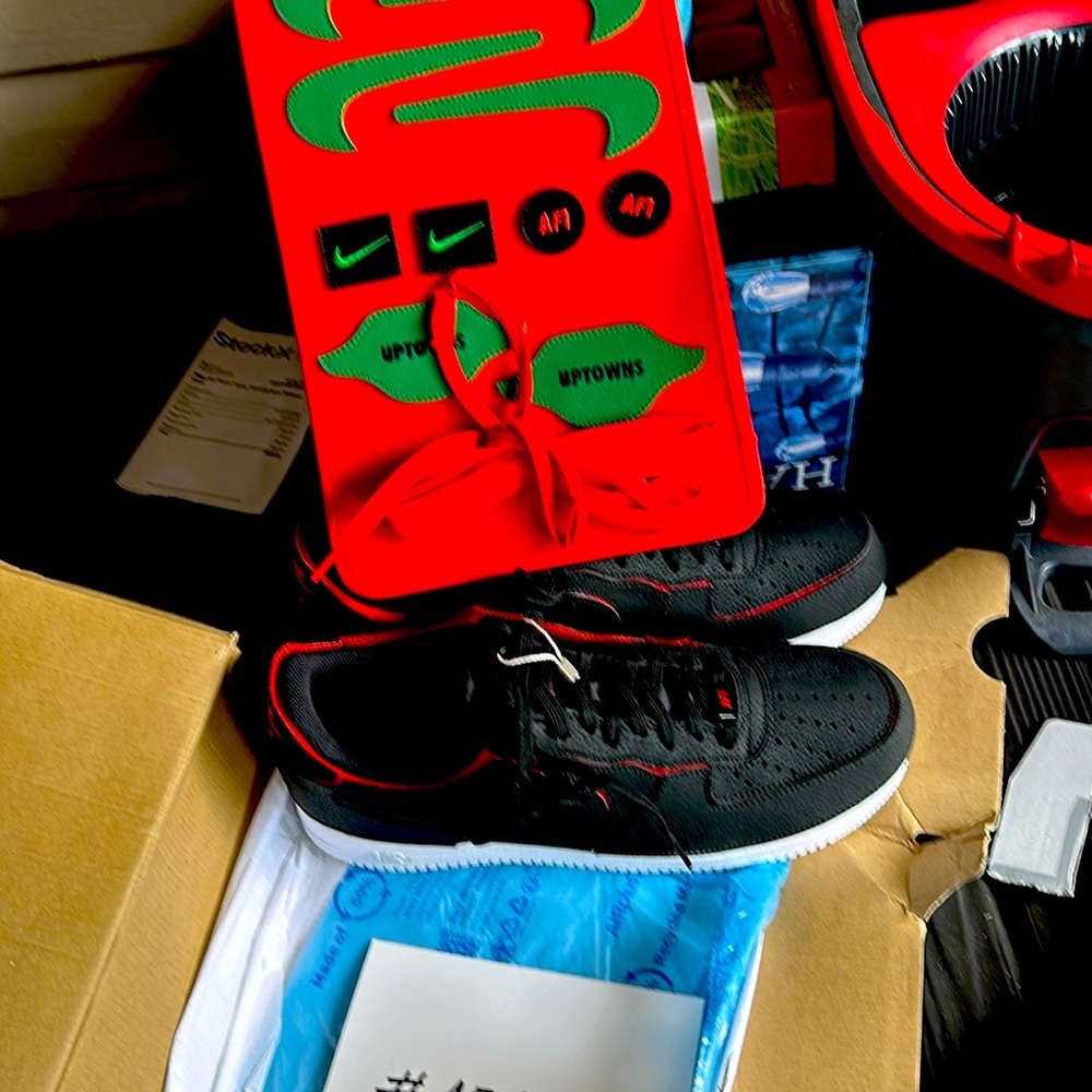 New Nike Air Force One black